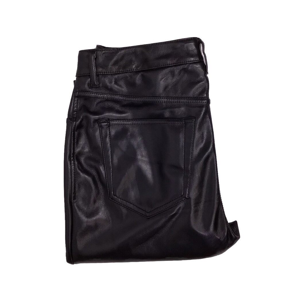 Joie Black Faux Leather Limited Edition Pants Women's Size‎ 6 196597215542 NEW